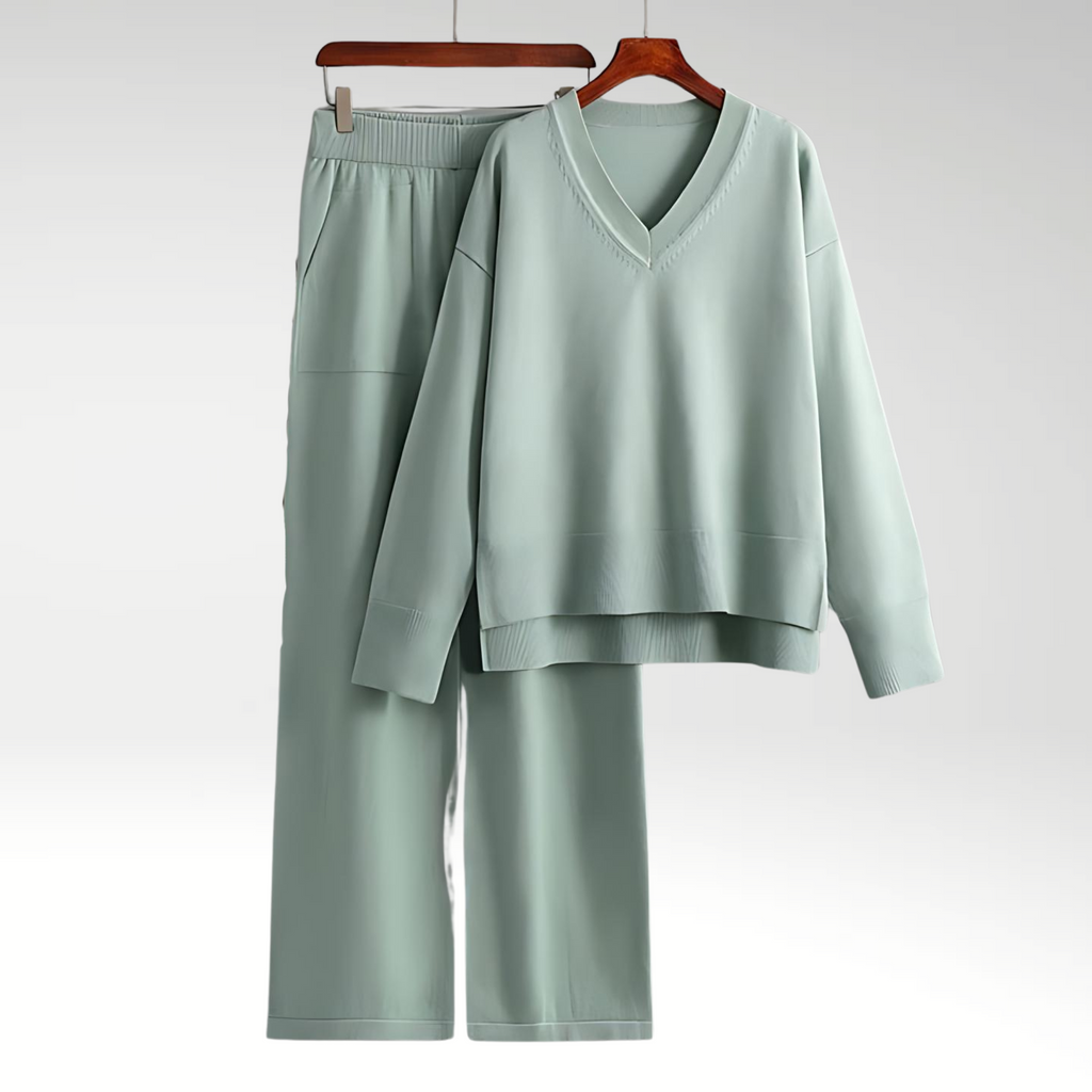 Savrani™ | Set Due Pezzi Luxe con Collo a V