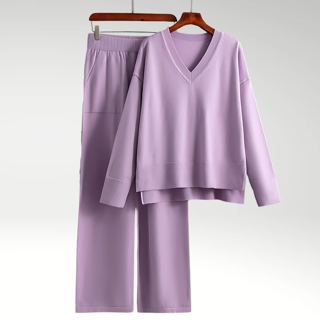 Savrani™ | Set Due Pezzi Luxe con Collo a V