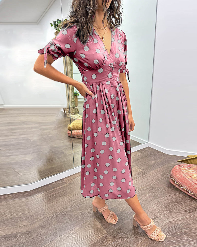 Monique | Abito Elegante a Pois