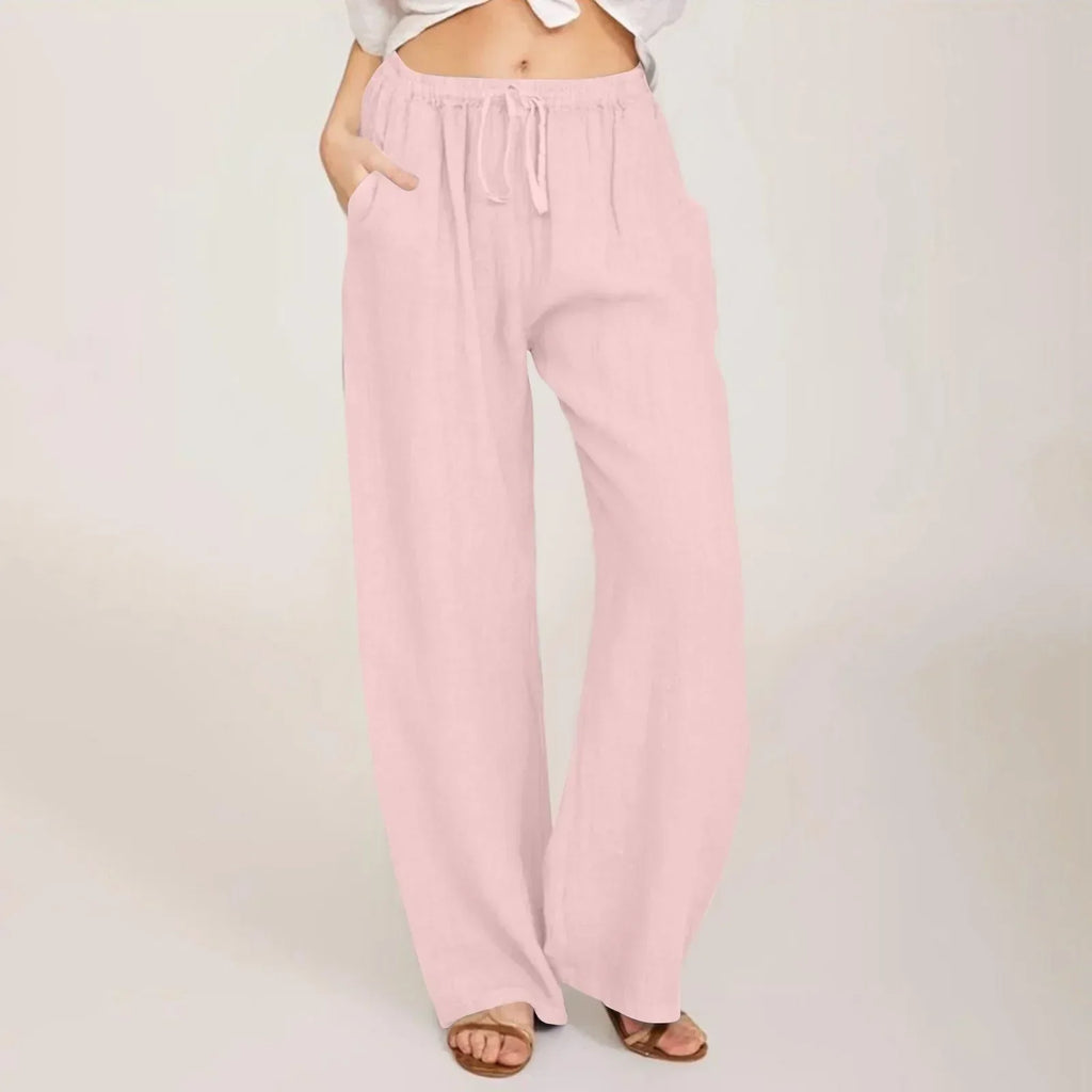 Savrani™ | Pantaloni comfort a gamba larga.