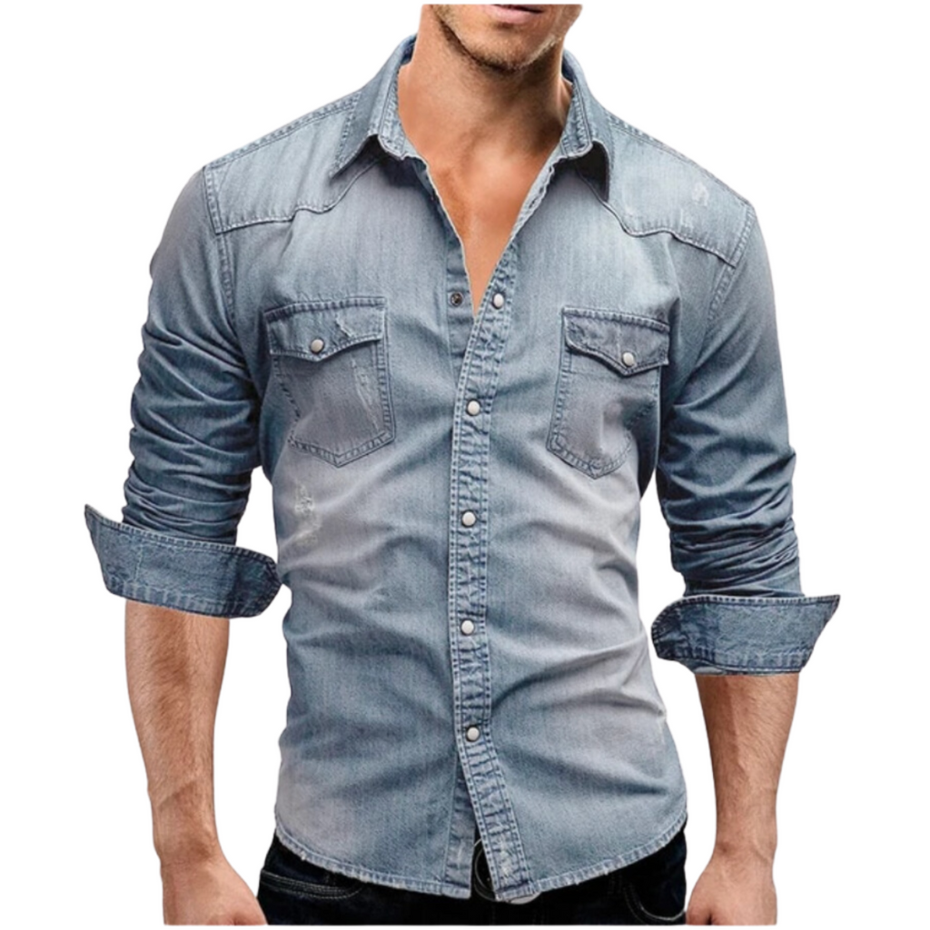 Savrani™ | Camicia in denim dallo stile moderno