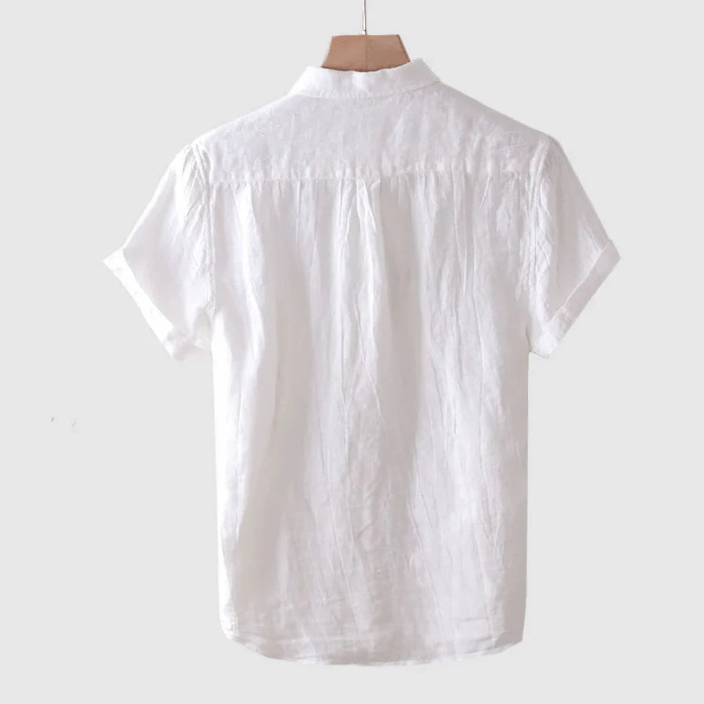 Savrani™ | Camicia elegante a maniche corte con bottoni